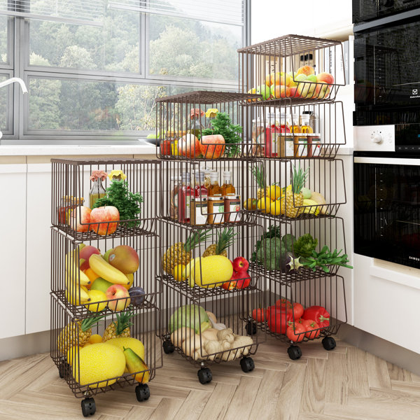 Prep & Savour Fruit Metal/Wire Basket Set & Reviews Wayfair